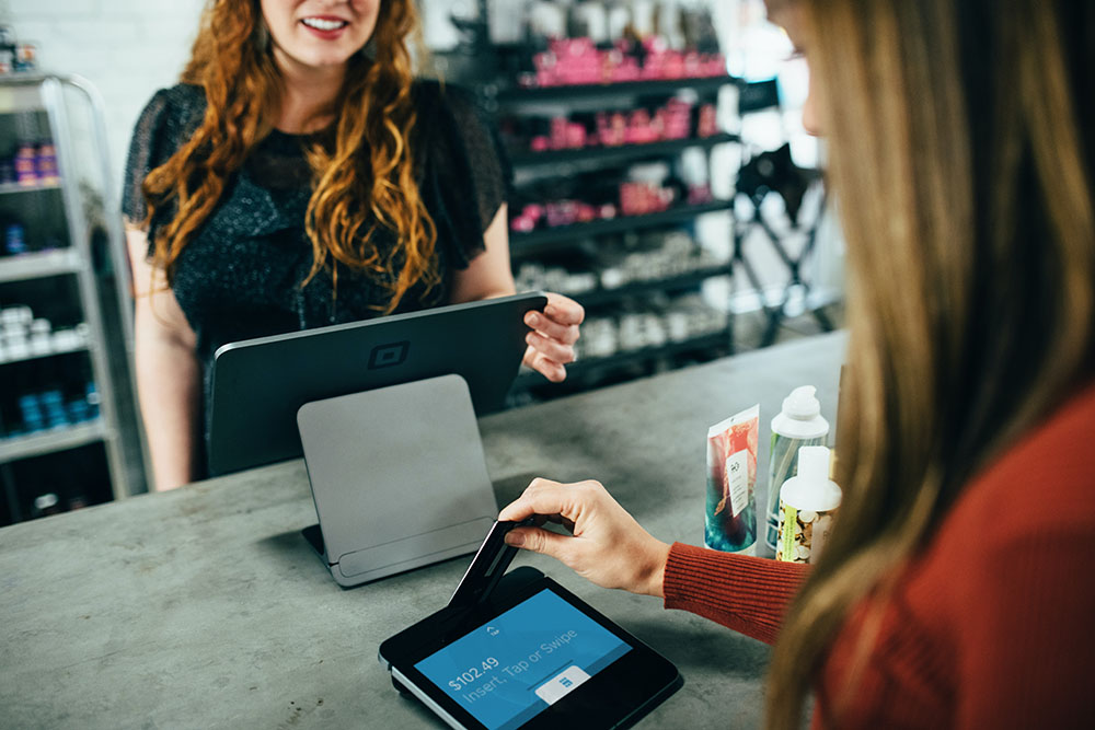 women buying