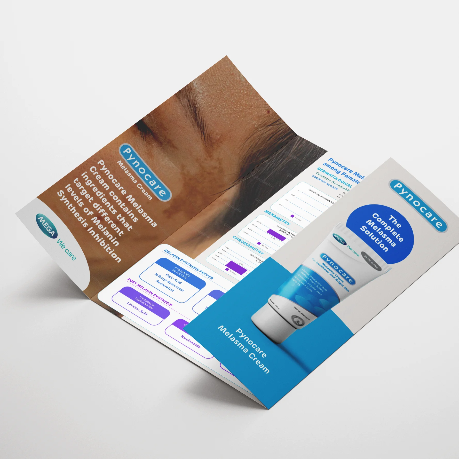 Mega Pynocare Print Gatefold Flap View