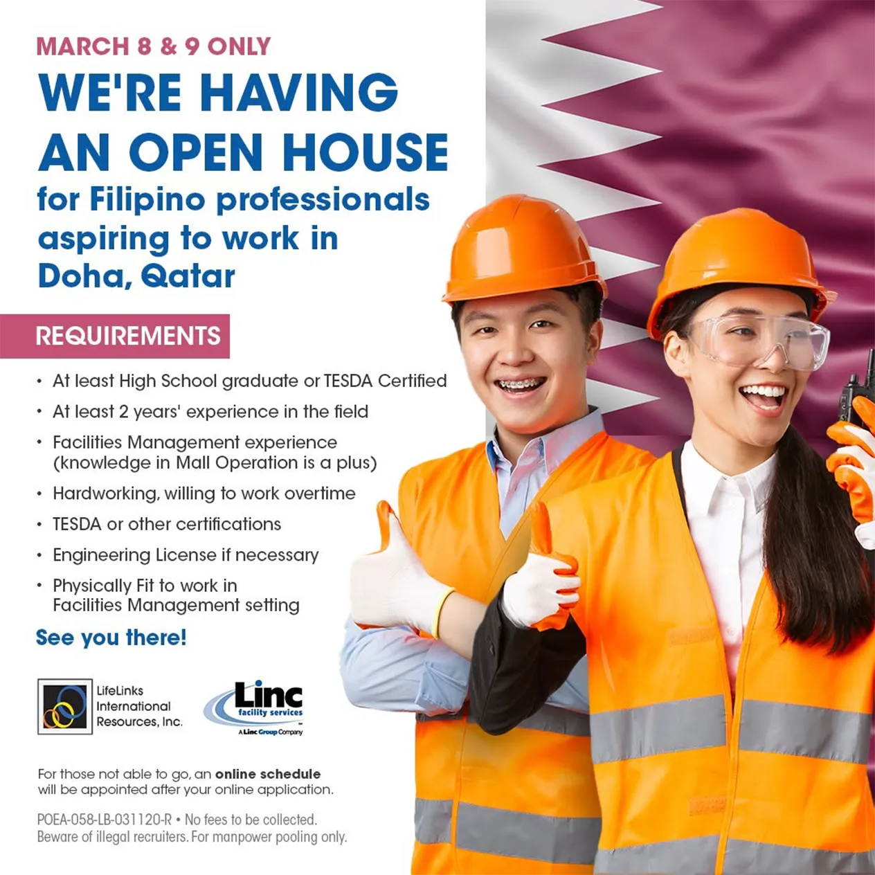 Lifelinks International Resources Open House Qatar Content
