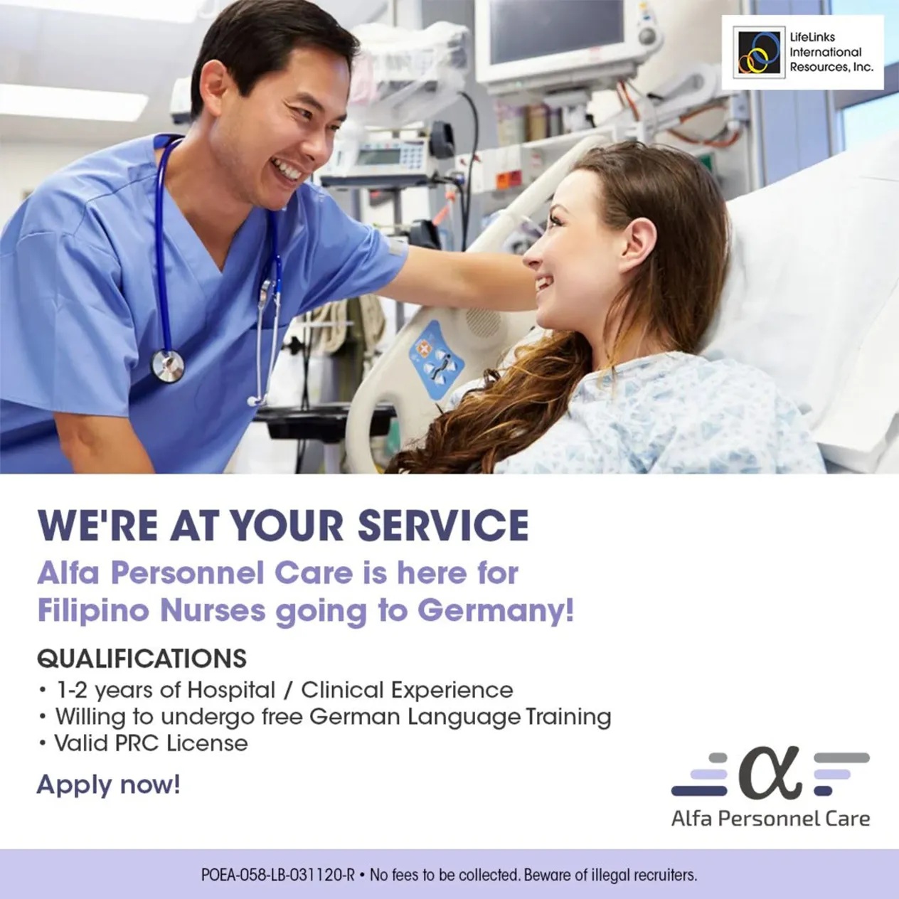 Lifelins International Resources Alfa Personnel Care Content