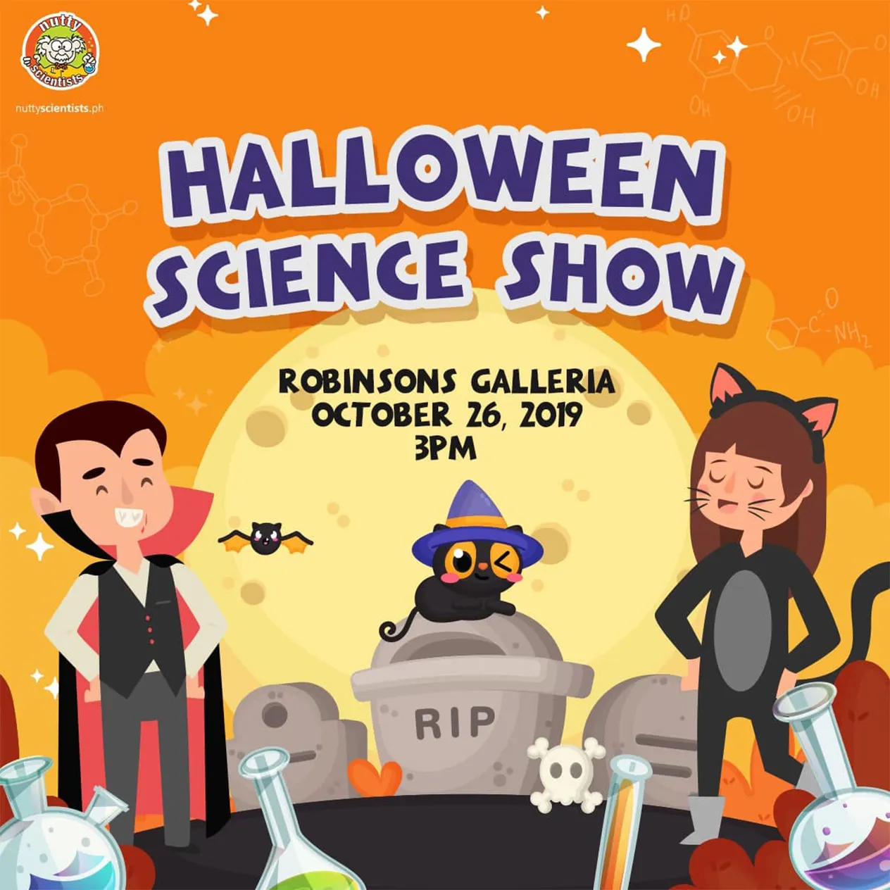 Nutty Scientists Philippines Halloween Science Show Robinsons Galleria