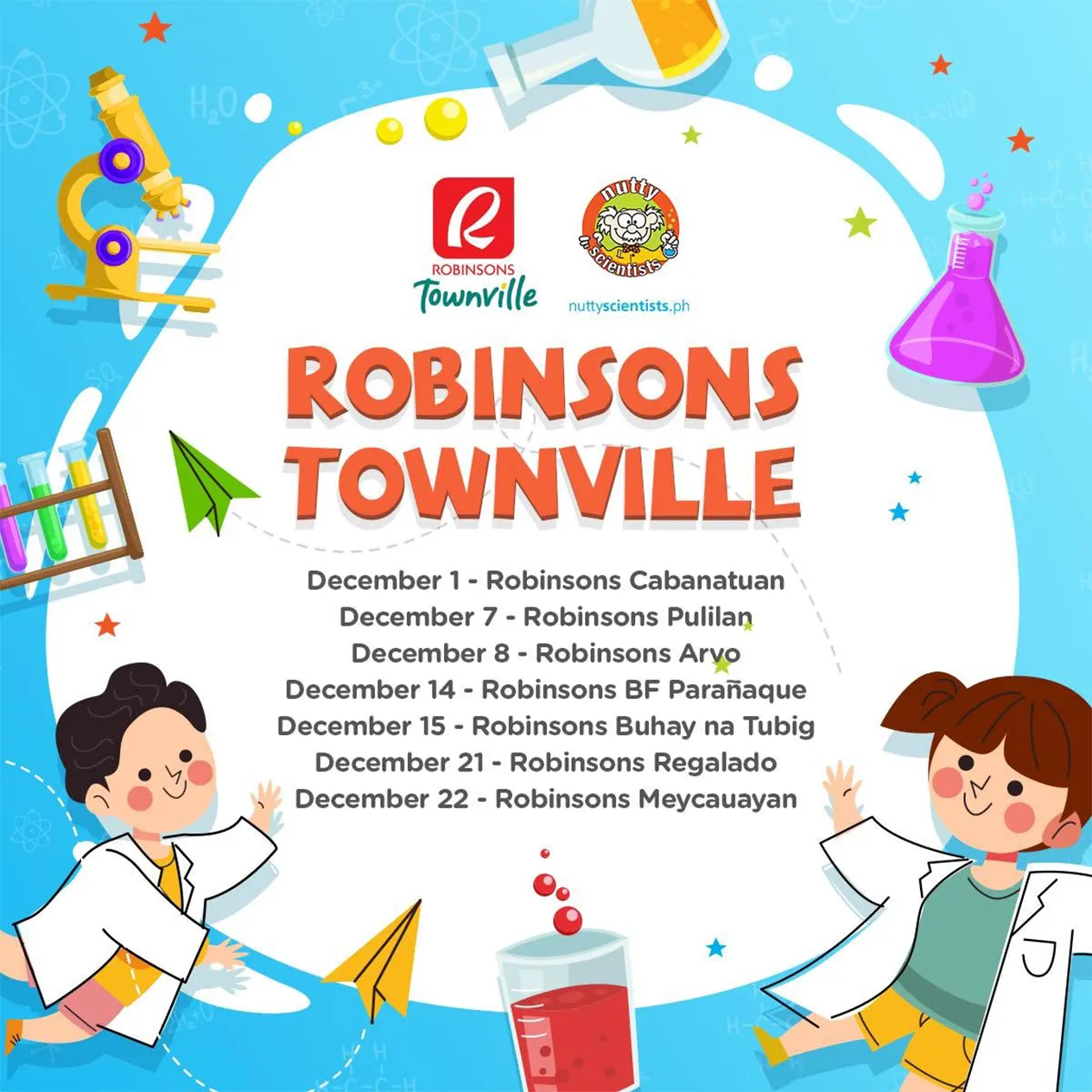 Nutty Scientists Philippines Robinsons Townville