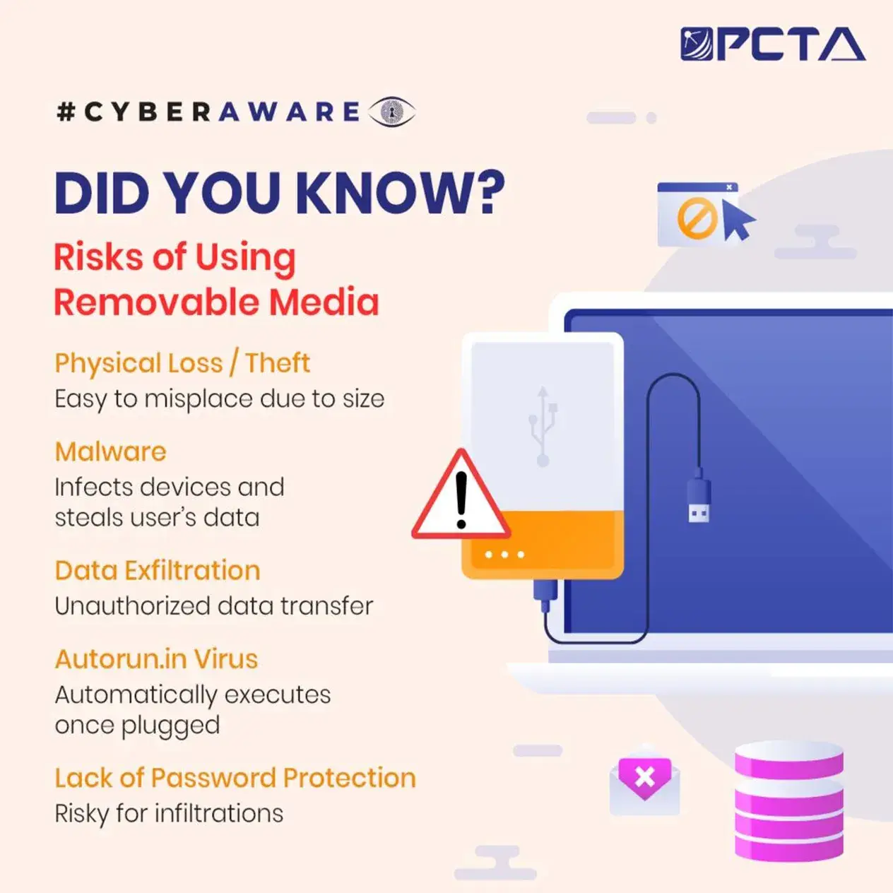 Pcta Risks Of Using Removable Media