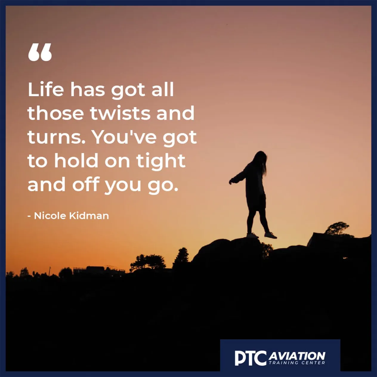 Ptc Aviation Training Center Quote Life Has Got All Those Twists
